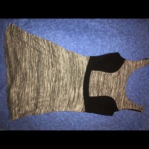 Medium grey and black dress